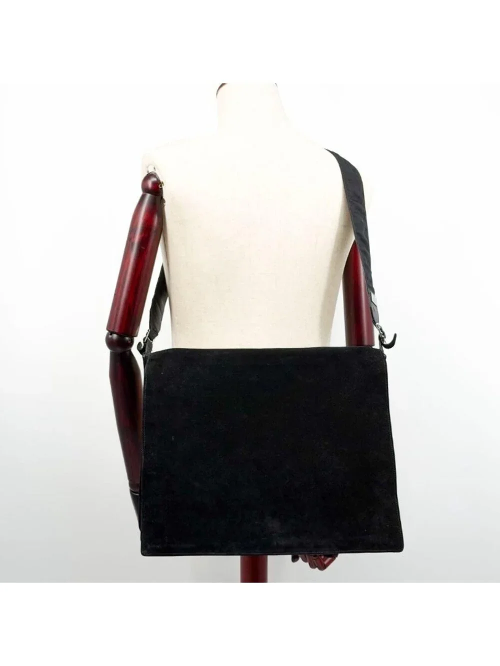 Gucci Tom Ford Era Suede Shoulder Bag Messenger